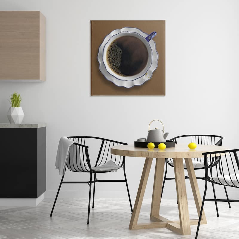 Stupell Aerial View Coffee Cup Canvas Wall Art Design By Matthew Piotrowicz