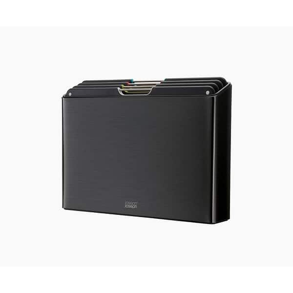 Joseph Joseph Folio Steel 4-piece Cutting Board Set - N/A - Carbon Black