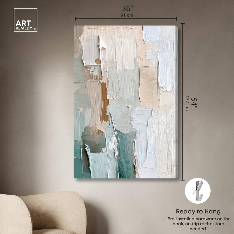Impasto Intervals II Canvas by Art Remedy, Gallery Wrapped