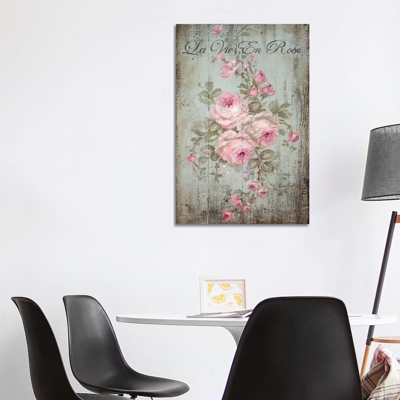 iCanvas "La Vie En Rose" by Debi Coules Canvas Print - 40x26x1.5
