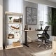 preview thumbnail 19 of 74, Brown Wood 3 Shelves Shelving Unit - 48 x 17 x 34