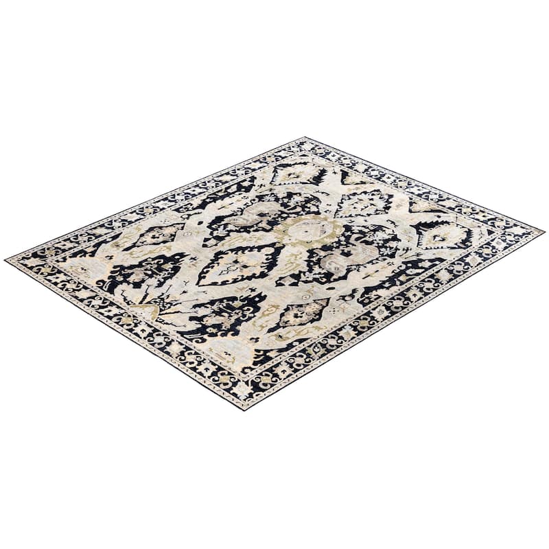 Serapi One-of-a-Kind Hand-Knotted Area Rug - Black - 7' 11" x 9' 10"