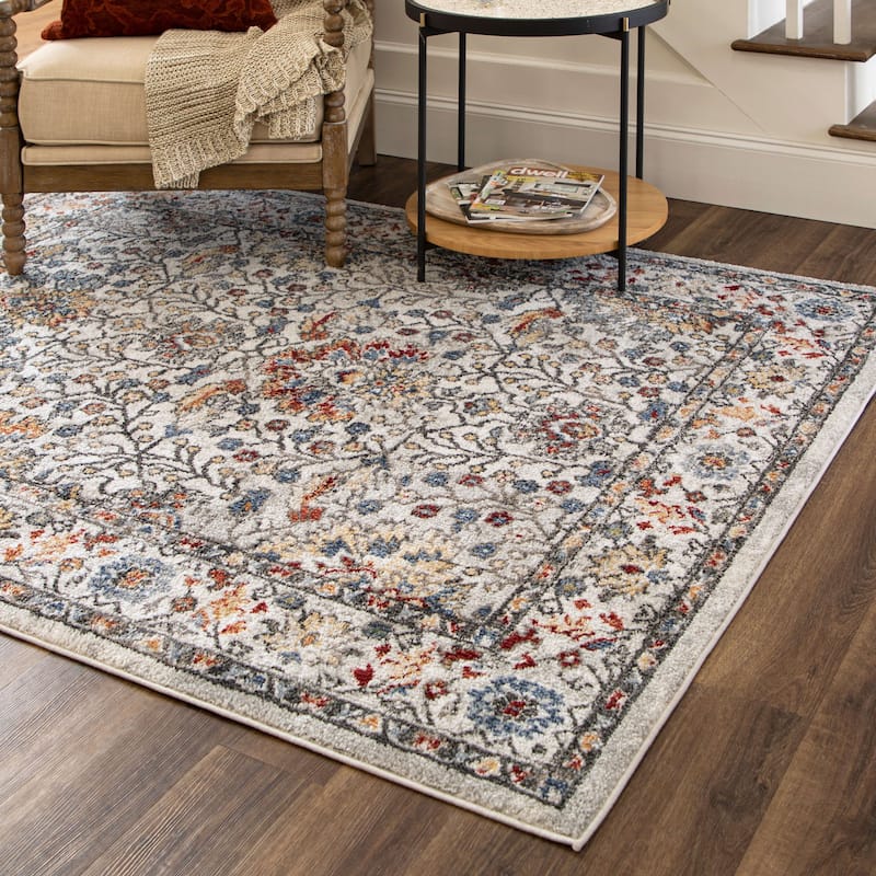 Mohawk Home Bonilla Floral Ornamental Area Rug
