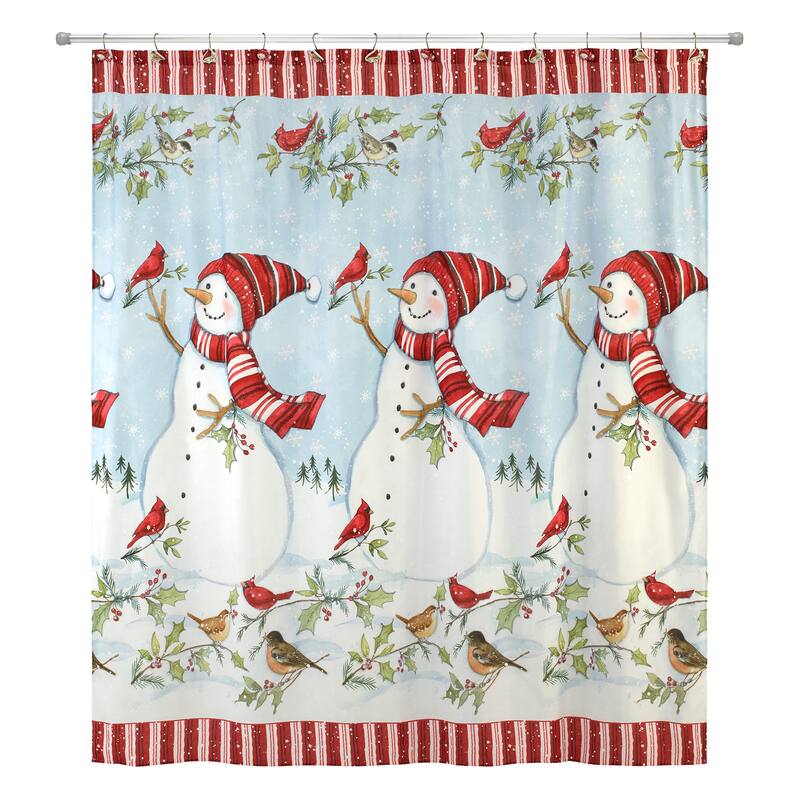Avanti Holiday Cheer Shower Curtain