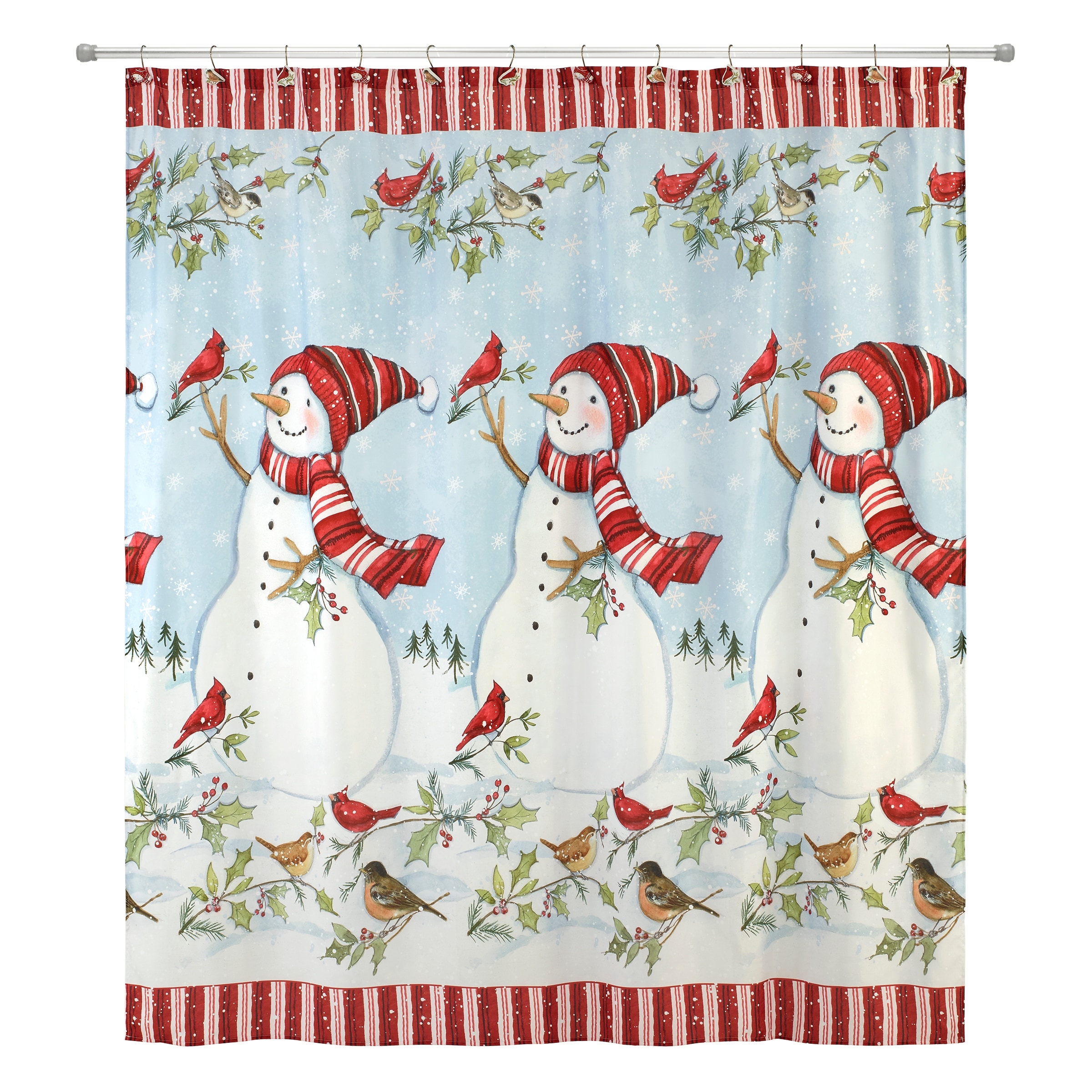 Avanti Holiday Cheer Shower Curtain