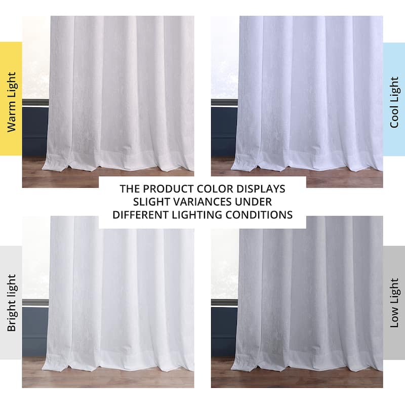 Exclusive Fabrics Lush Crush Velvet Curtains - Room Darkening Curtain for Bedroom & Living Room (1 Panel)