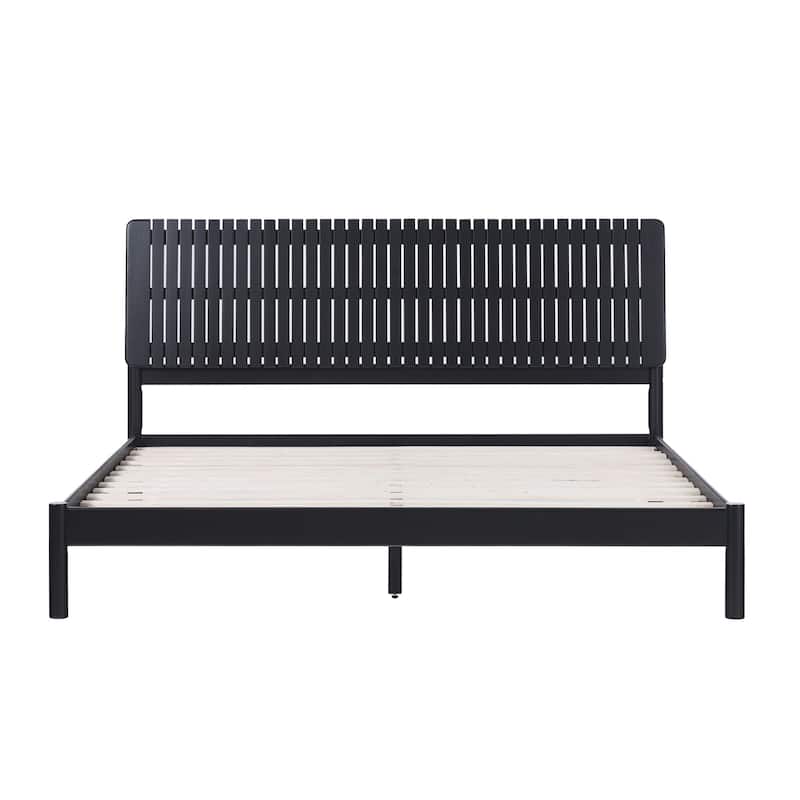 Middlebrook Designs Slatted Headboard Modern King Bed