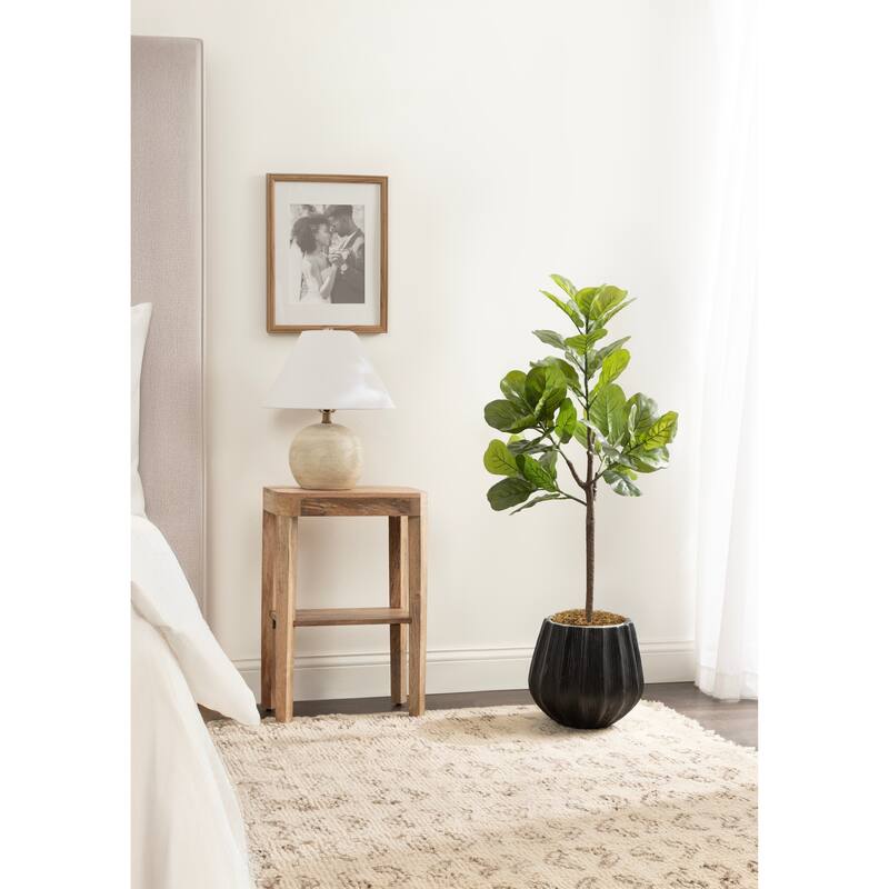 Kate and Laurel Fidmont Faux Fiddle Fig Tree