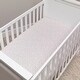 preview thumbnail 3 of 3, Lambs & Ivy Signature Tribal Geo Taupe/White Organic Cotton Fitted Crib Sheet