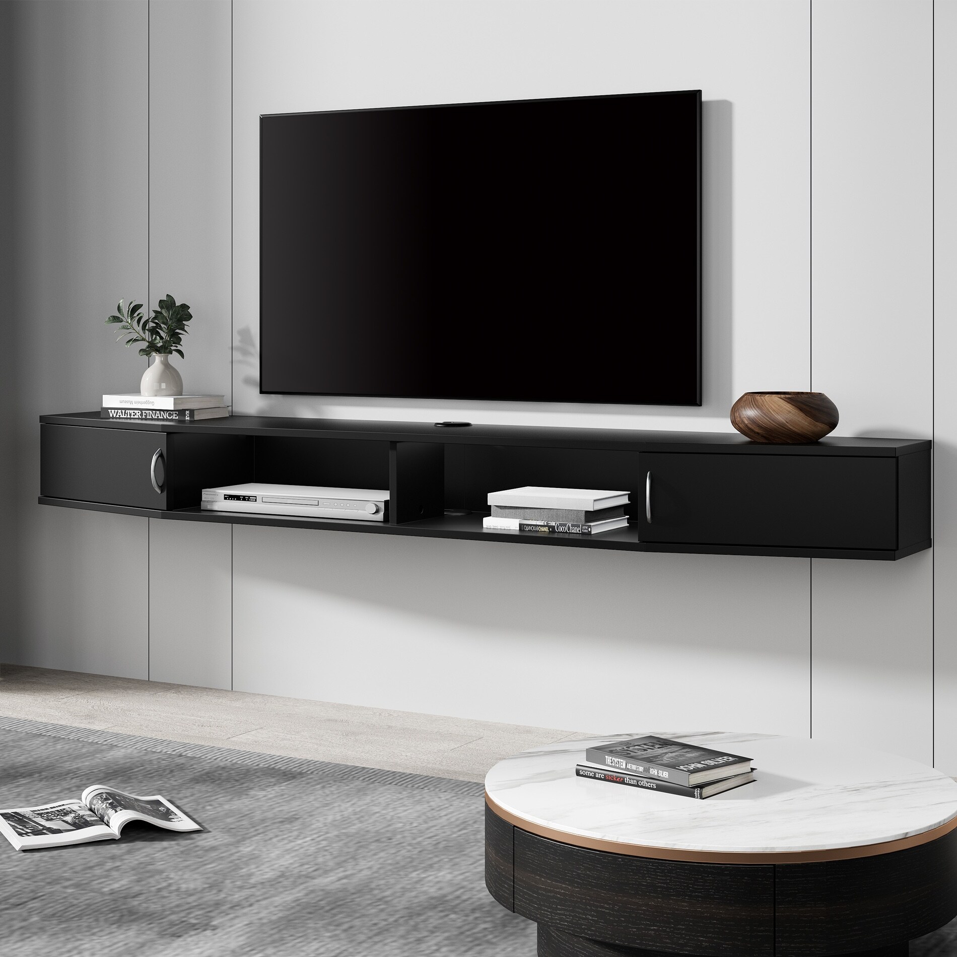 Fitueyes media clearance shelf installation