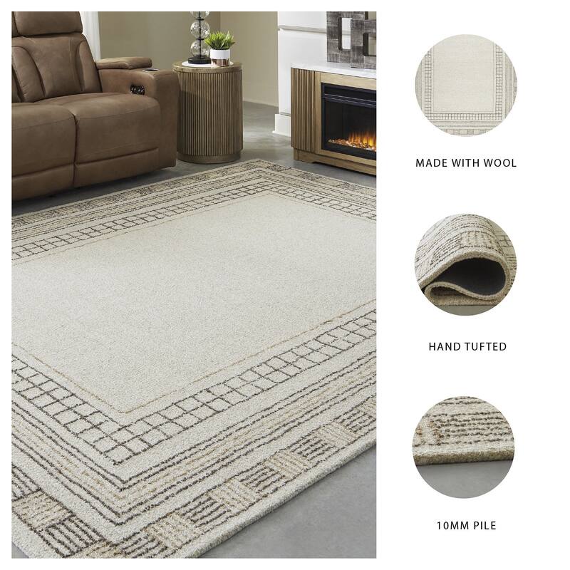 Signature Design by Ashley Idaman Beige/Gray Rug