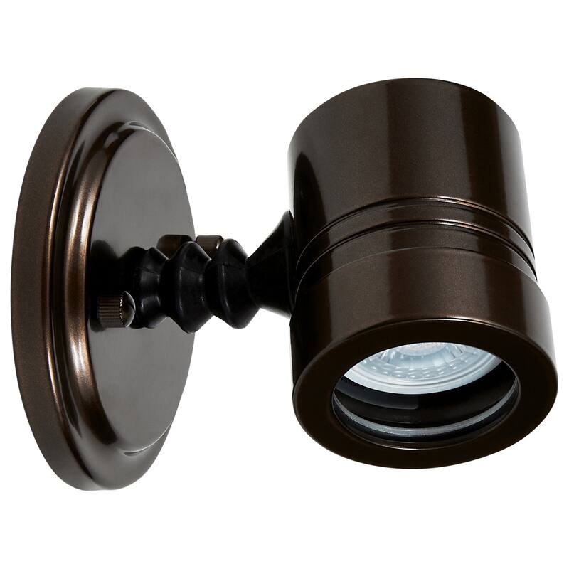 Access Lighting Myra Outdoor Adjustable Spotlight - Bronze Finish - Bulb Included