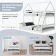 preview thumbnail 6 of 8, Costway Twin Over Full House Bunk Bed with Ladder & Guardrails - See Details