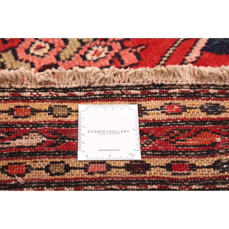 ECARPETGALLERY Hand-knotted Anadol Red Wool Rug - 3'5 x 9'7