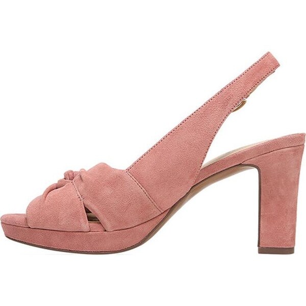 pink suede slingbacks