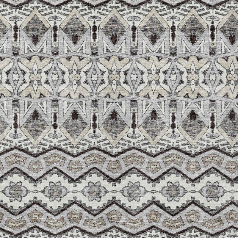 HomeRoots Moroccan Transitional Rectangle Outdoor Rug