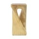 preview thumbnail 12 of 73, Christopher Knight Home - Aurelian Quenby MGO Lightweight Concrete Twist End Table with Wood-Grain Texture