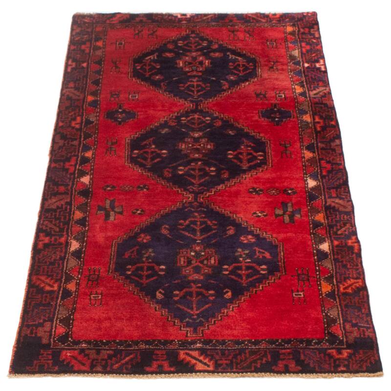 ECARPETGALLERY Hand-knotted Anadol Red Wool Rug - 3'2 x 6'4