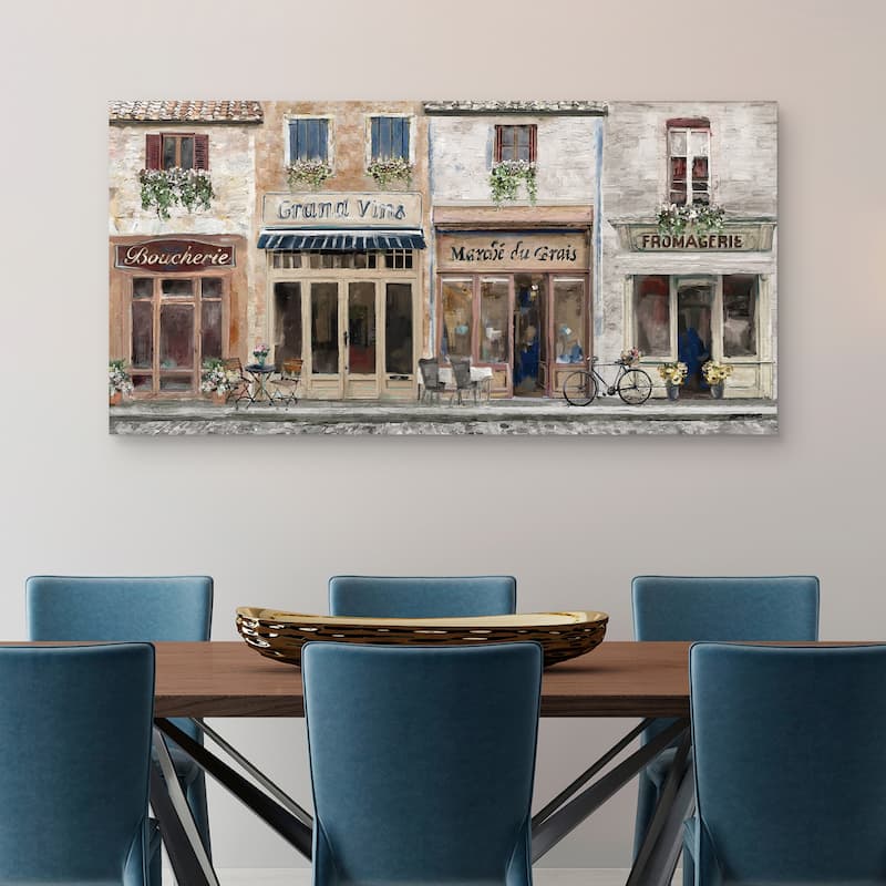 Marketplace by Studio Arts Canvas Art Print