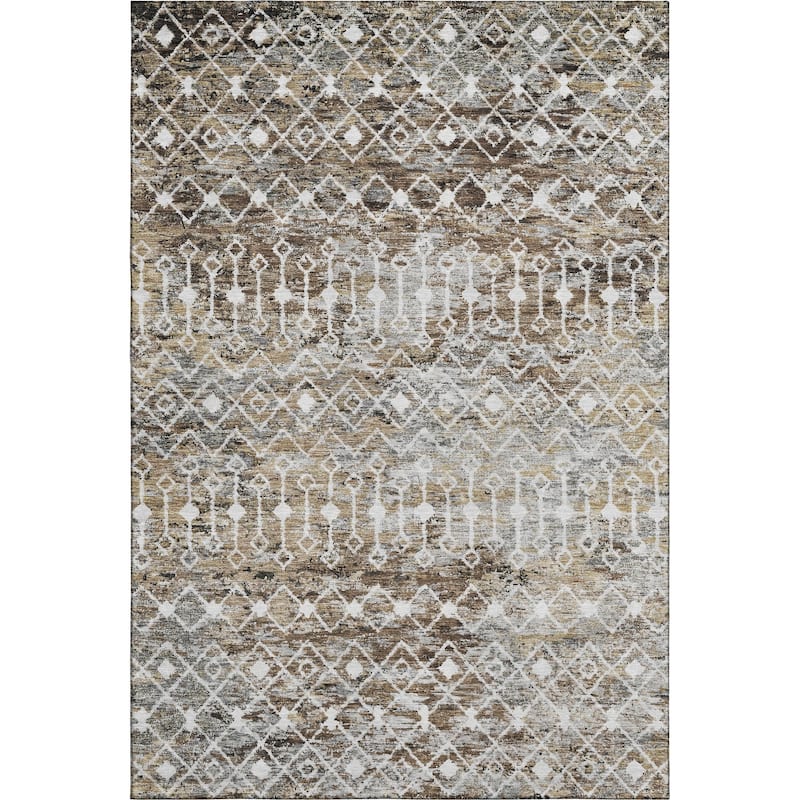 Premium Washable Super Soft Boho Trellis Mayfield Rug