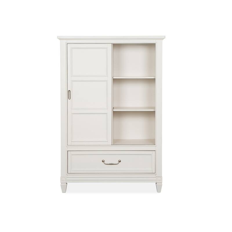 Magnussen Home Willowbrook Egg Shell White with Slight Rub Through Door Chest