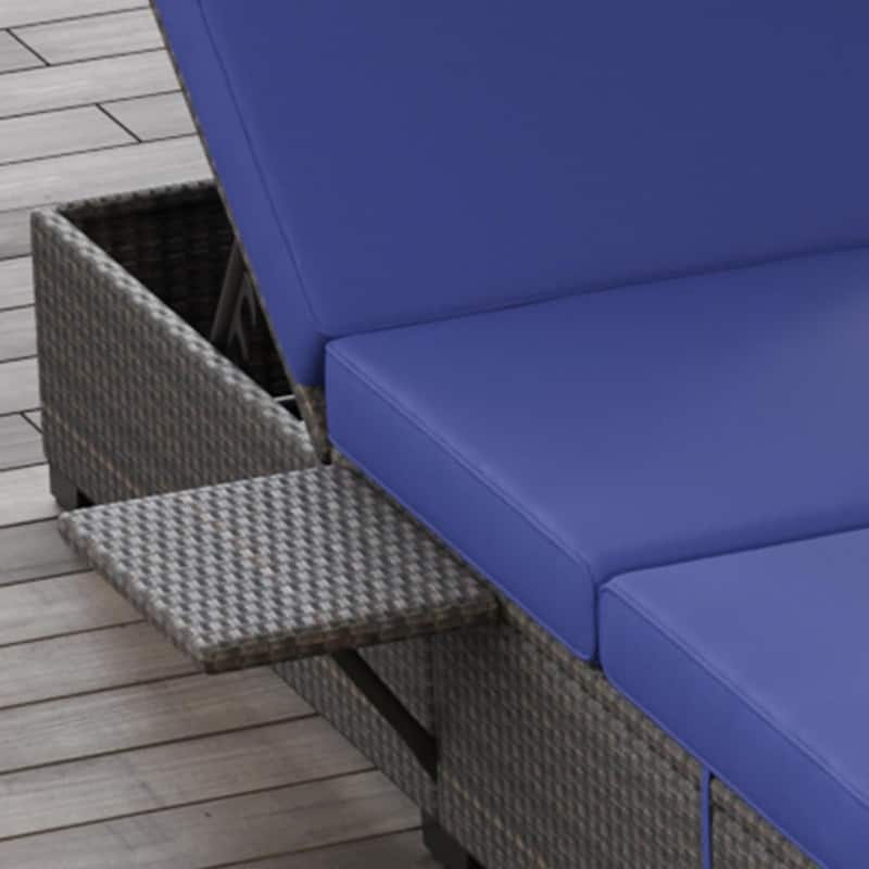 Chaise Lounge Chair Outdoor Set of 2