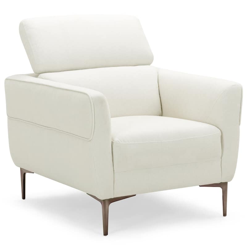 Gymax Modern Upholstered Accent Chair Single Sofa Armchair w/