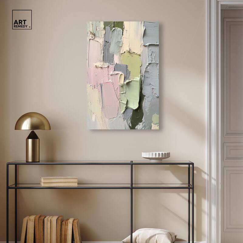 Creamy Contours II Canvas by Art Remedy, Gallery Wrapped