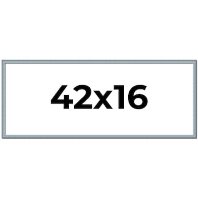 42x16 Frame Rustic Sky Blue Solid Wood Picture Frame | 0.75 Inch