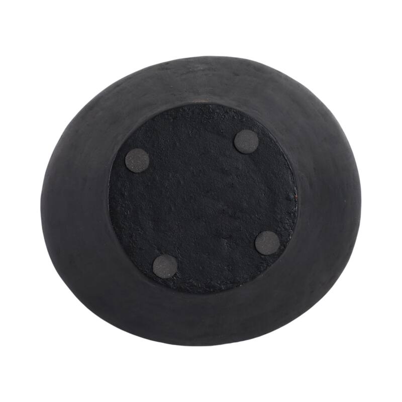 Handcrafted Terracotta Vase with Woven Handles for Modern Home Decor