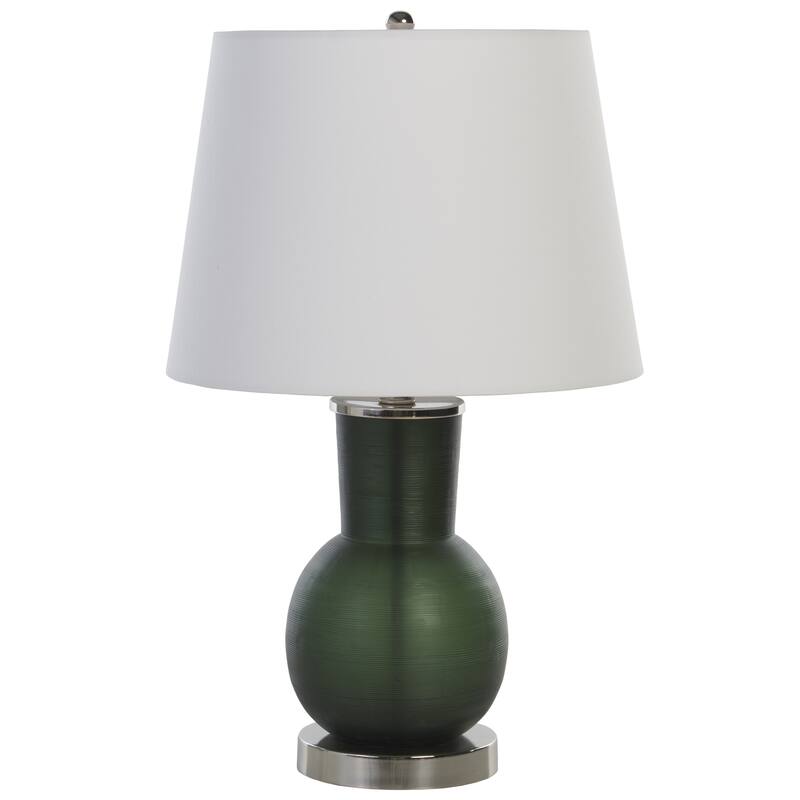 SAFAVIEH Nirav 22-inch Glass Table Lamp - 14"W x 14"D x 22"H