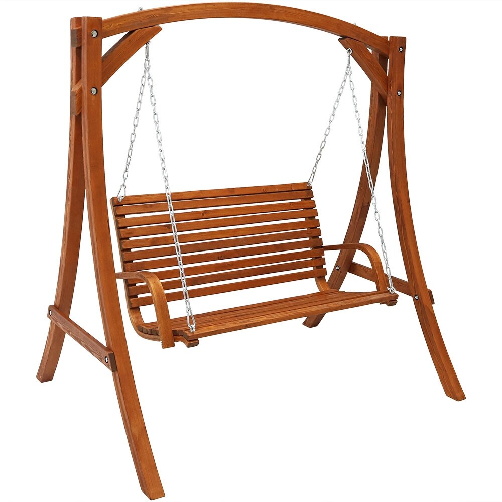 Sunnydaze deluxe outdoor patio swing outlet