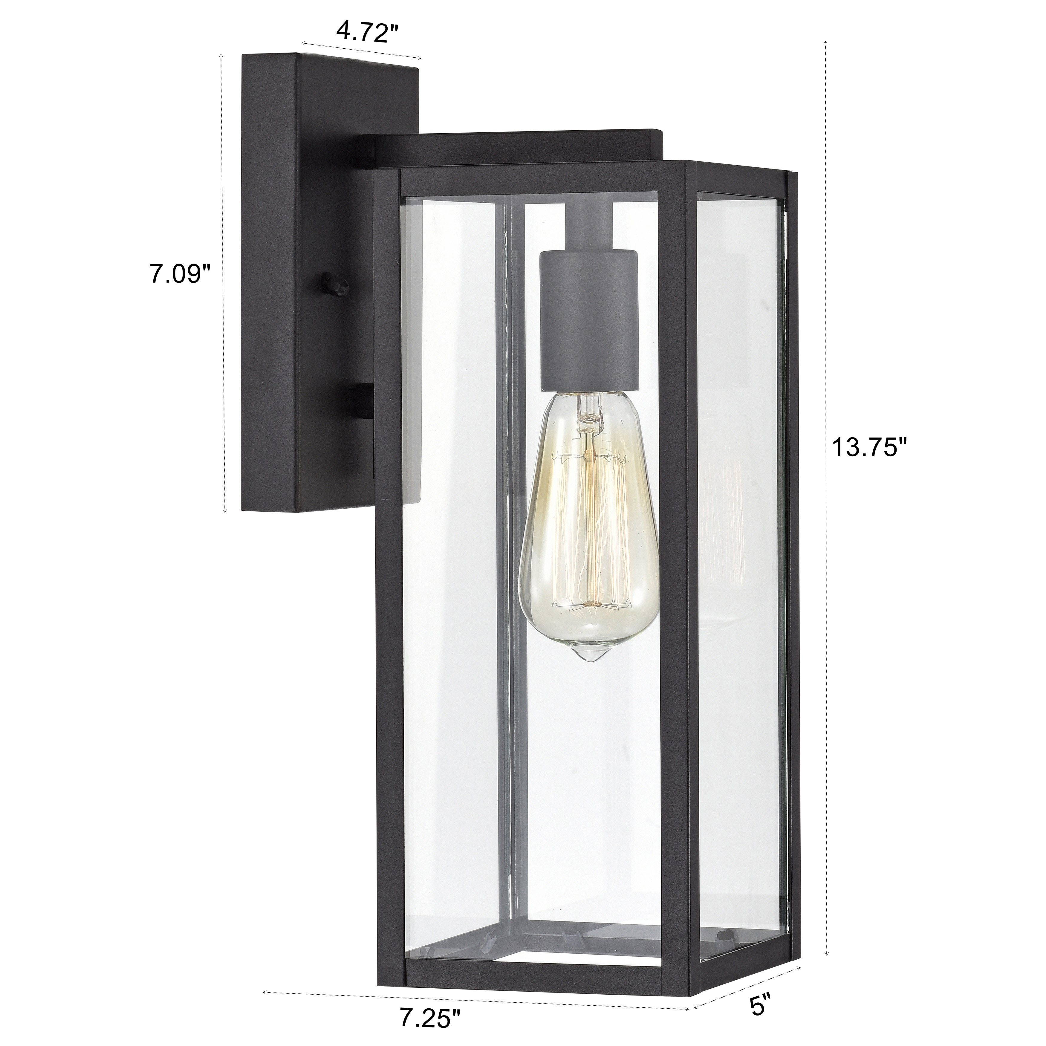 NeoCharleston Collection  N-13 Exterior Yoke Lighting – Lantern & Scroll