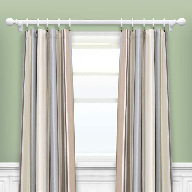 Mix & Match Wood Finials for Wood Curtain Rod (2-Pack)