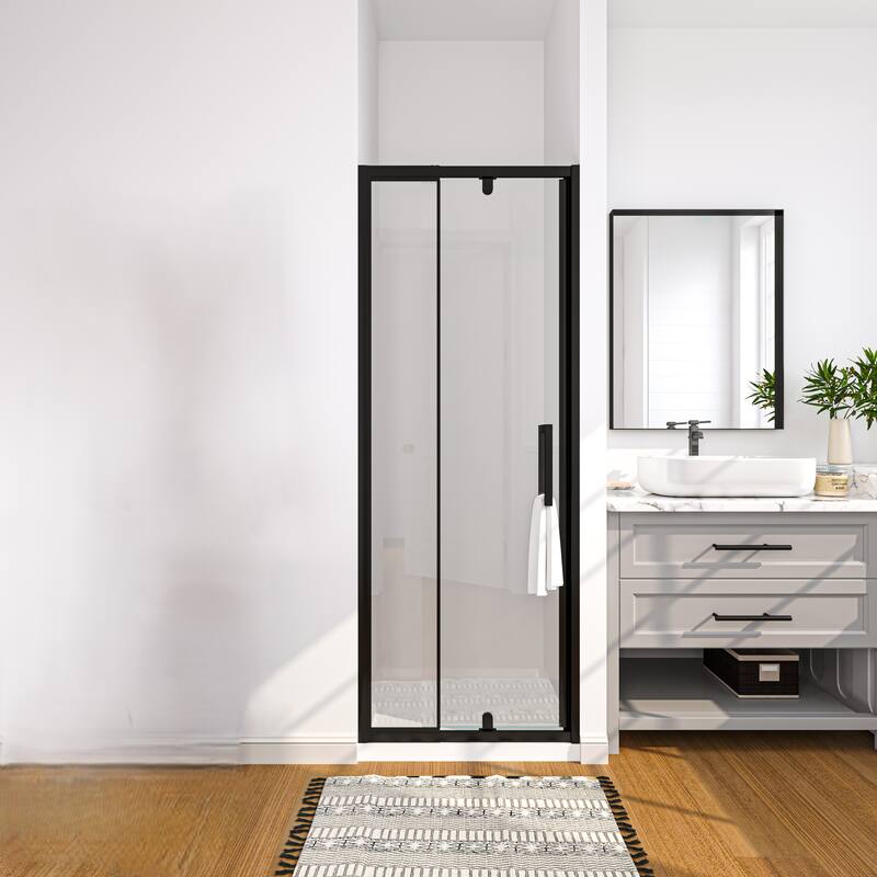 TOOLKISS Semi-frameless Pivot Shower Door