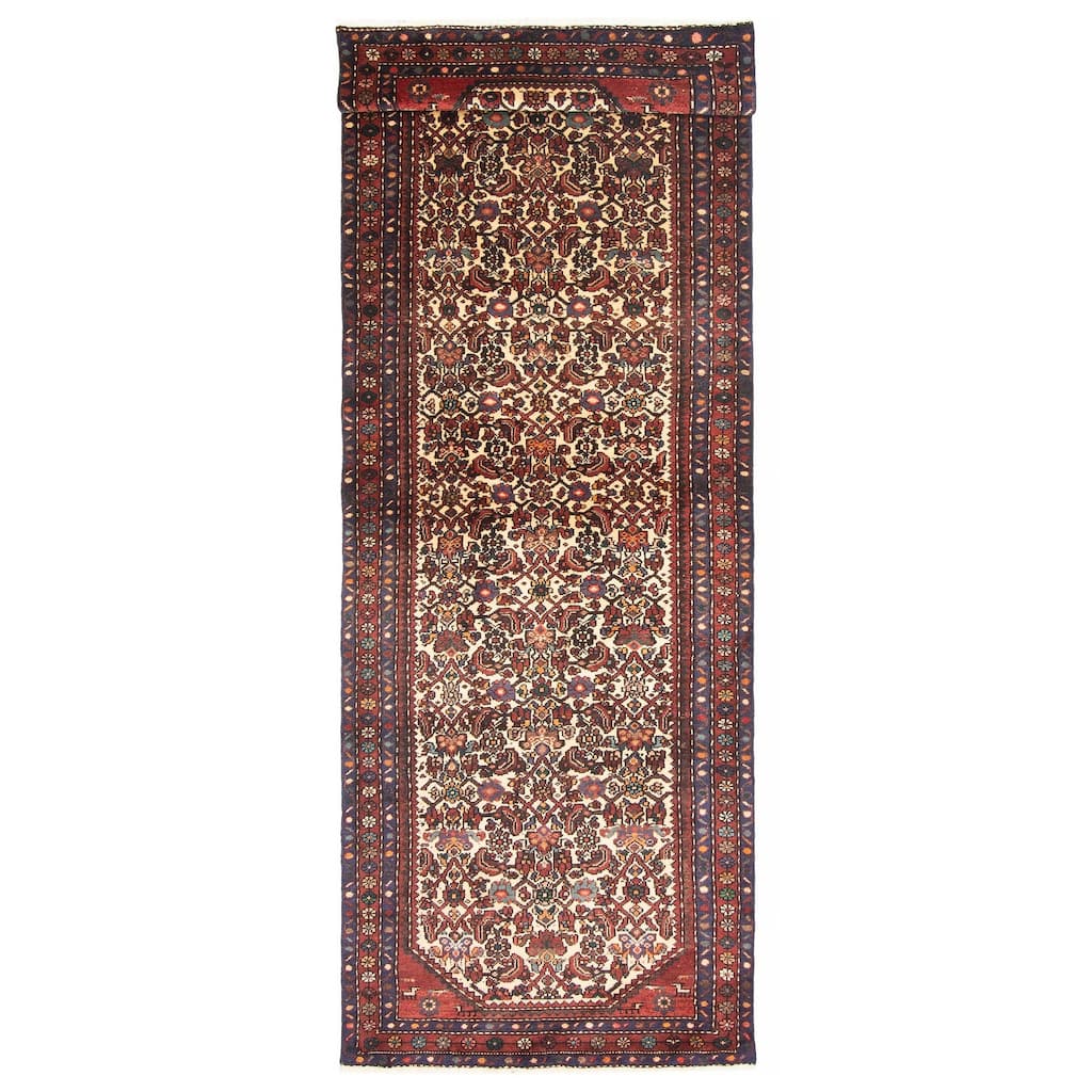 ECARPETGALLERY Hand-knotted Andelz Cream Wool Rug - 3'4 x 10'1