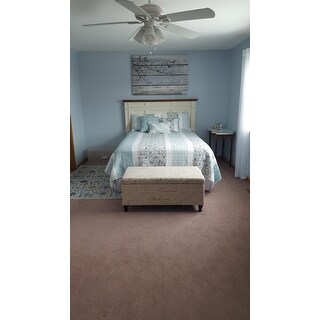 Madison Park Vanessa Blue Cotton Quilted 6-piece Coverlet Set