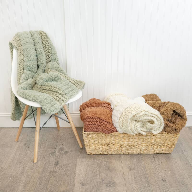 Donna Sharp Plush Knit Throw