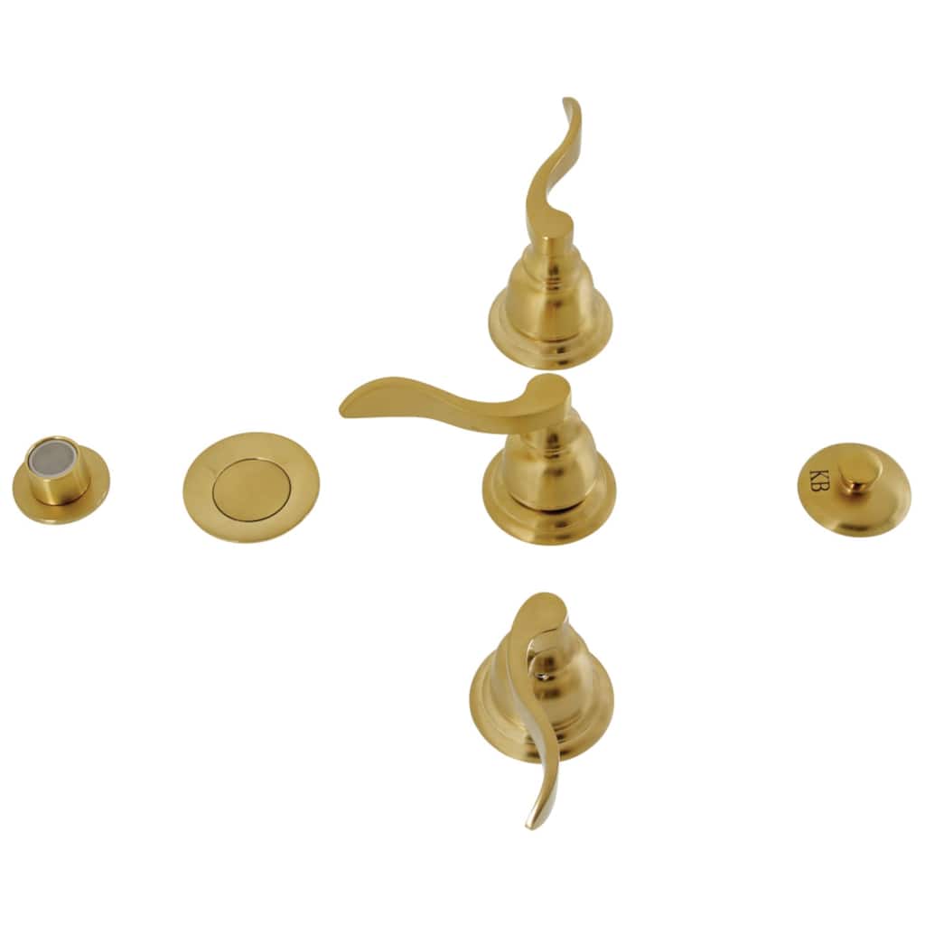 Kingston Brass KB32.NFL NuWave French 1.5 GPM Widespread Bidet Faucet