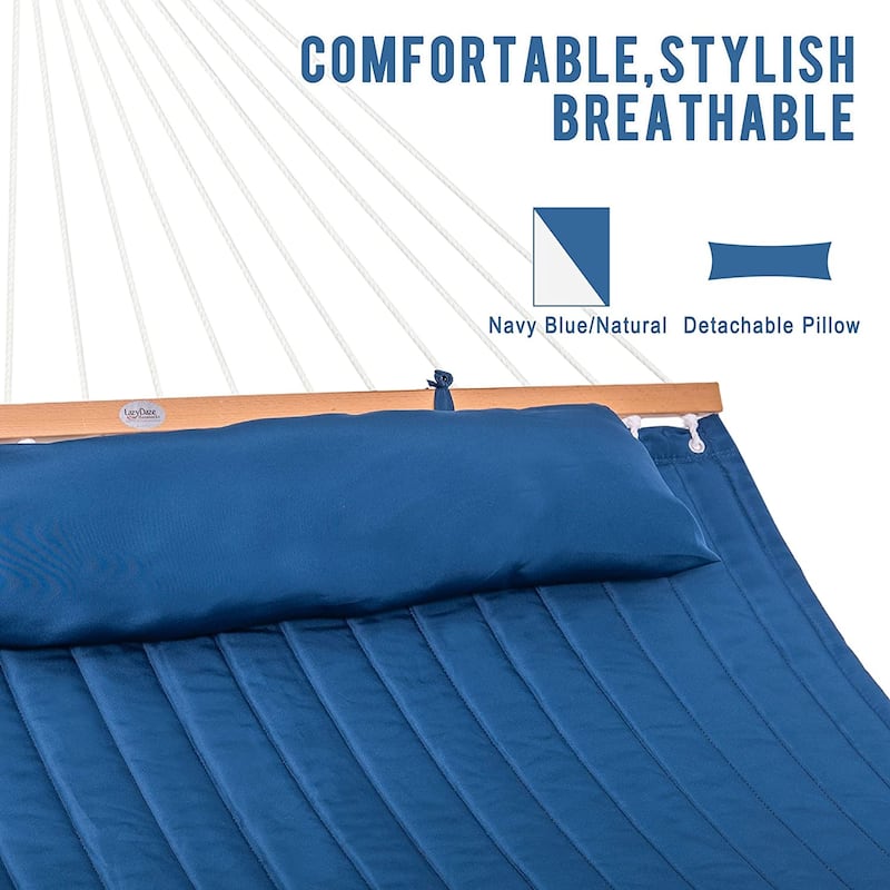 12 FT Double Quilted Fabric Hammock