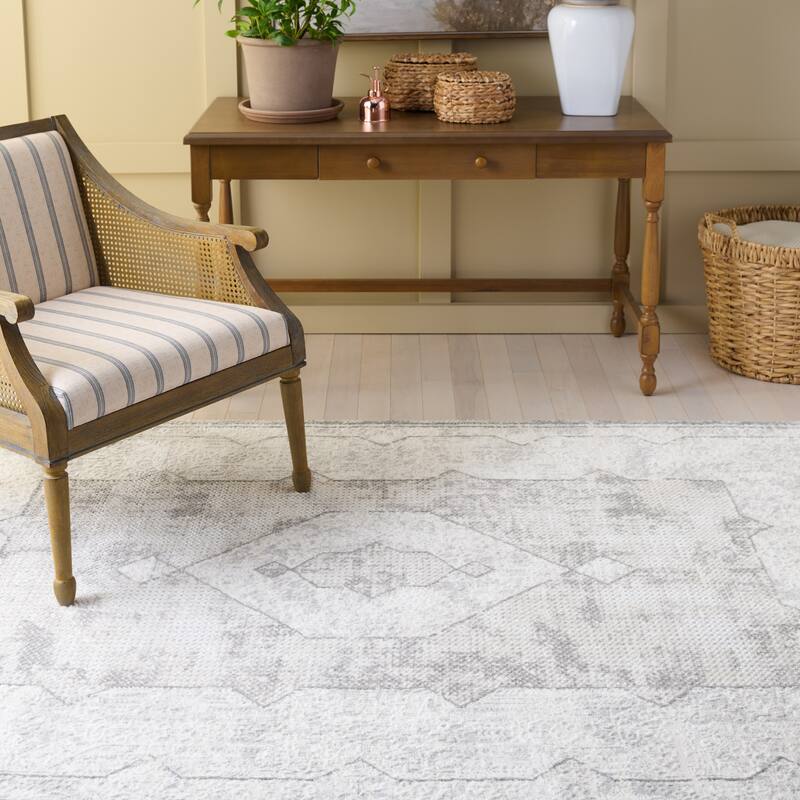 Martha Stewart by SAFAVIEH Alceste Rug - 5'3" x 7'6" - Ivory/Grey