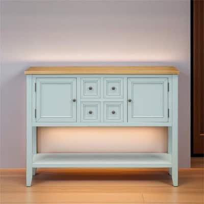 Ample Storage Vintage Console Table