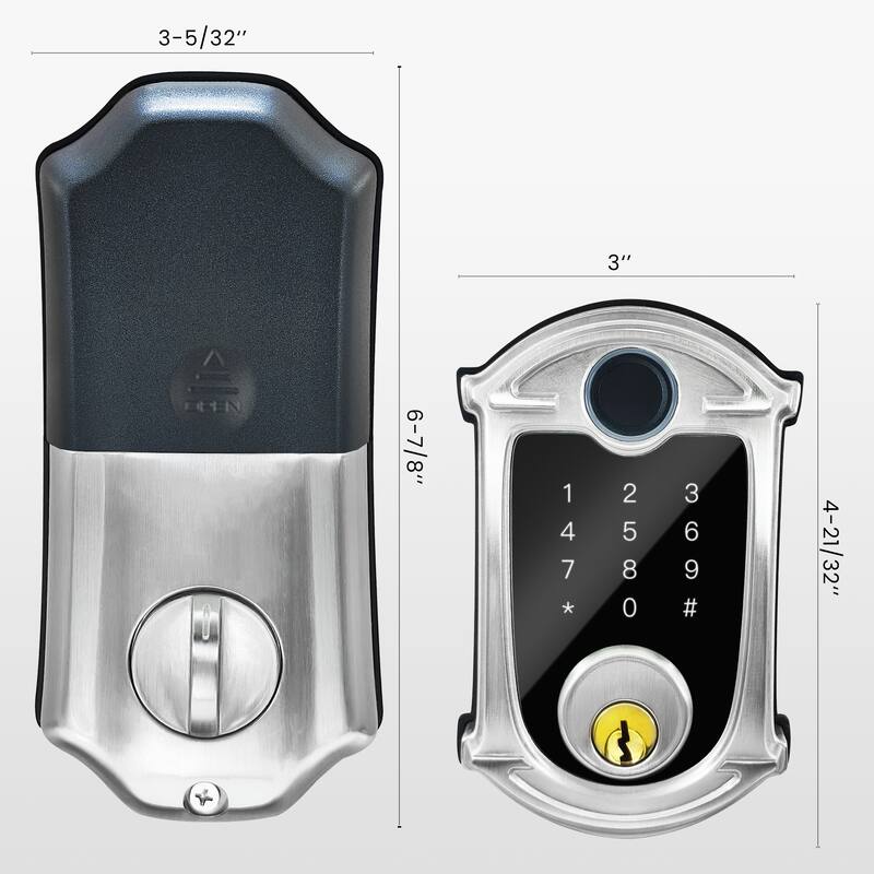 Smart Lock with Bluetooth, Fingerprint and Auto-Lock