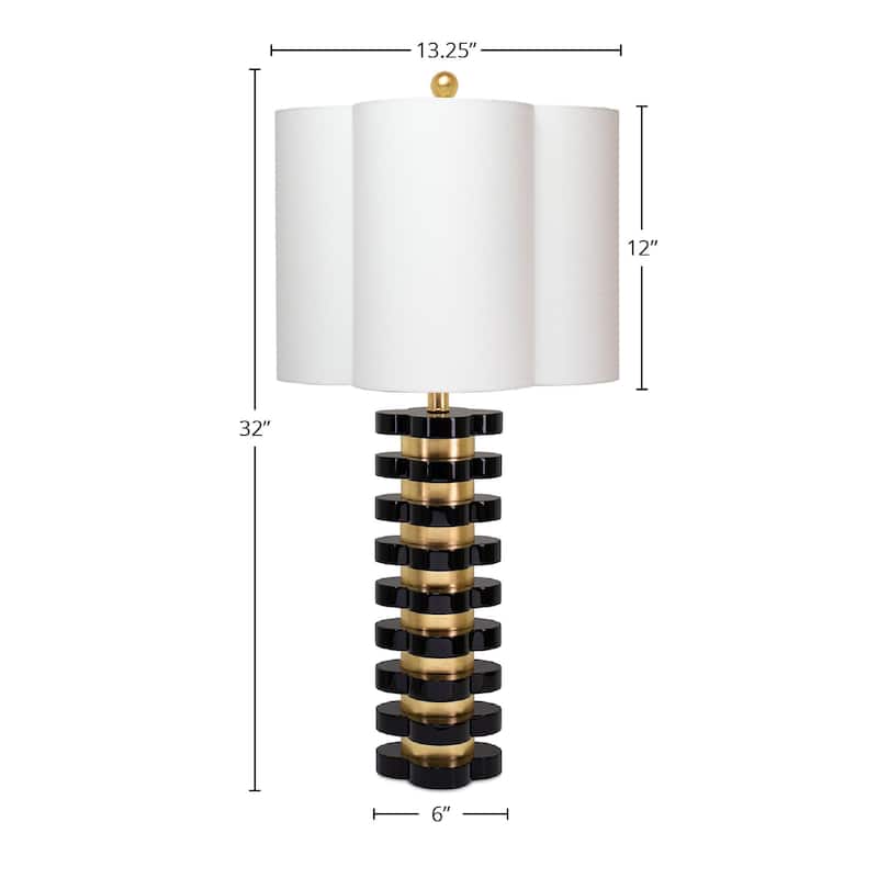 Quatrefoil MDF Lamp