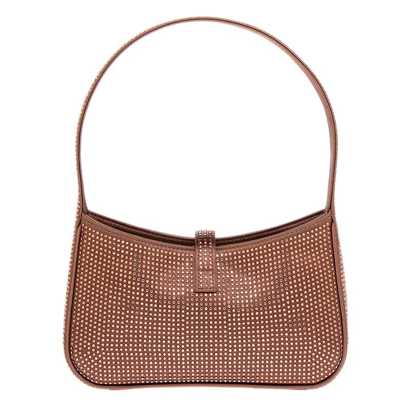 Saint Laurent Le 5 A 7 Mini Bag in Satin and Crystals