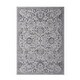 preview thumbnail 1 of 5, LOOM & LUXE Collection Grey/Silver/Oriental Non-Shedding Area Rug 120" D x 93" W x 0.35" H