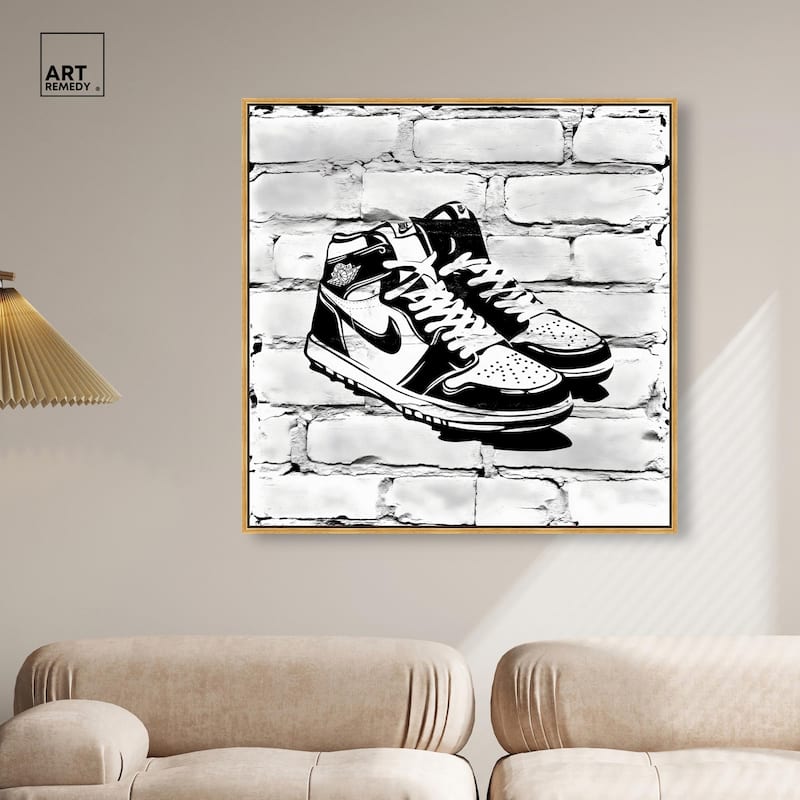Brick City Jordans Canvas by Art Remedy