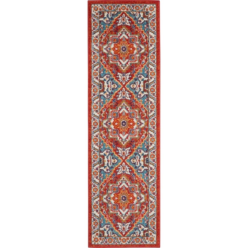 Nourison Passion Persian Garden Medallion Area Rug