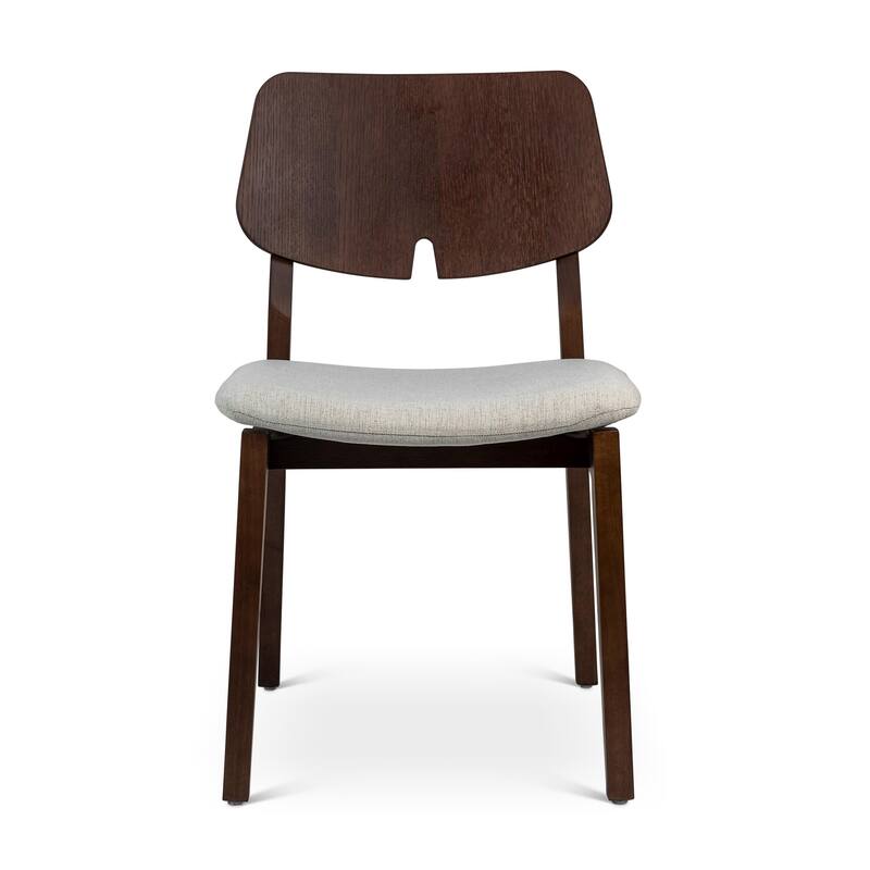 Beth Wooden Dining Chair - Medley Ivory,Nogal