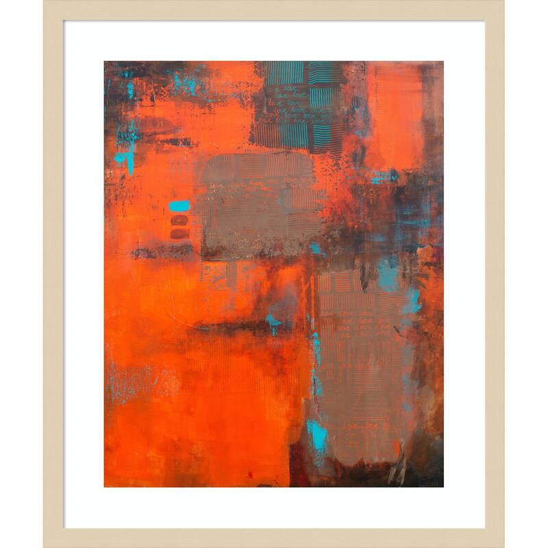 Love Injection by Lillian Christiansson Wood Framed Wall Art Print